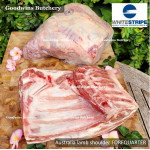 Lamb collar SHOULDER bone-in FOREQUARTER Australia MIDFIELD frozen CHOP CUTS 2.5cm 1" (price/kg)
